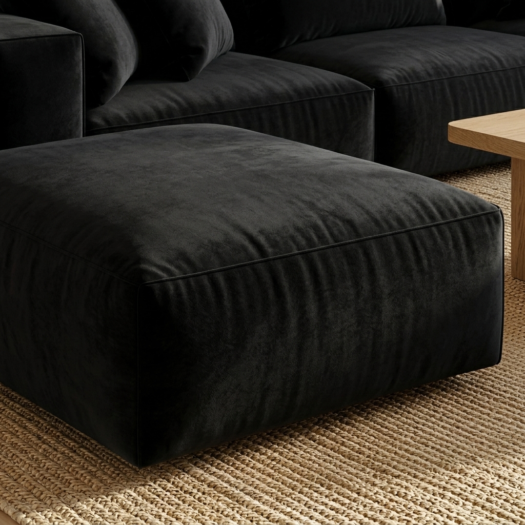 Salon 3-Seater with Stool