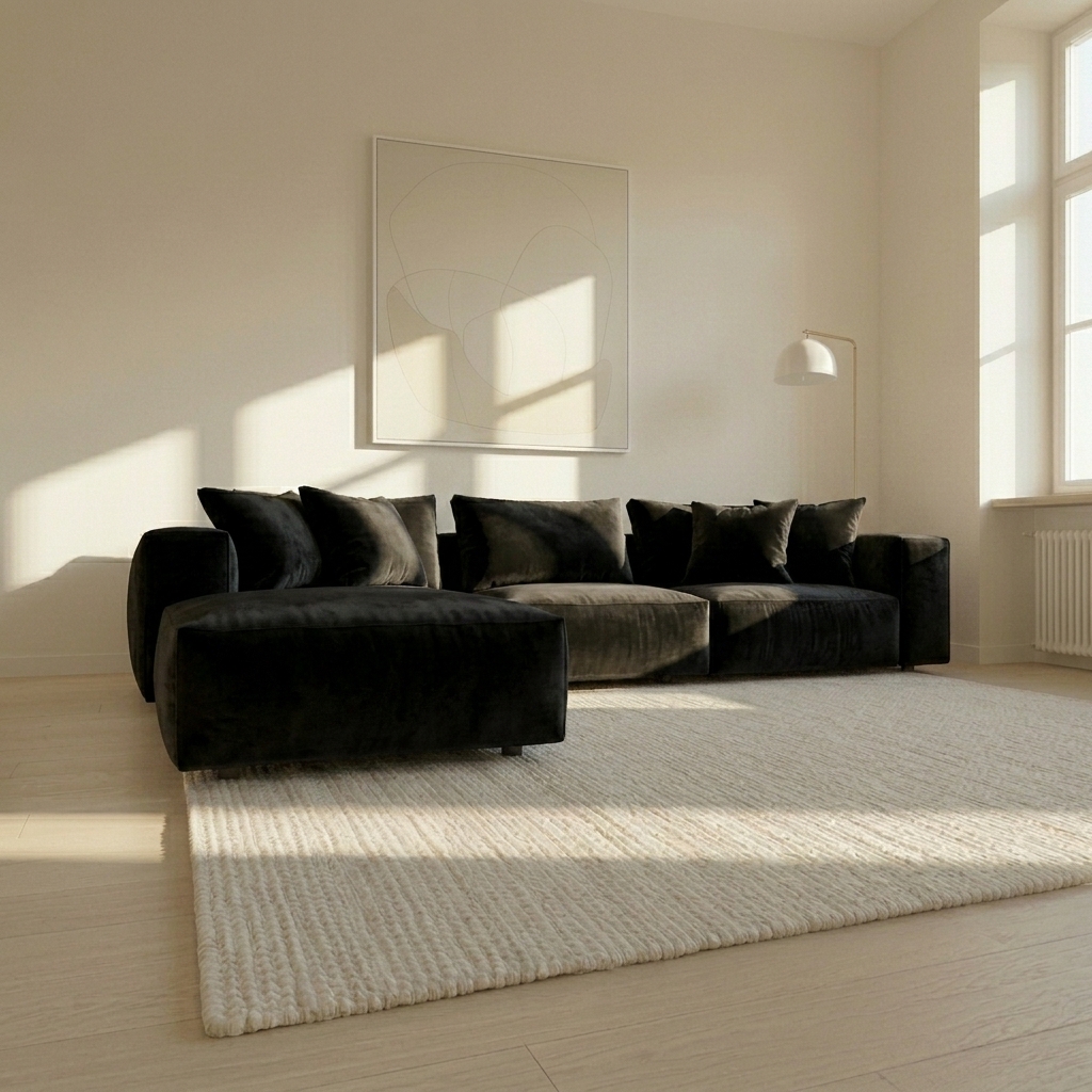 Salon 3-Seater with Stool