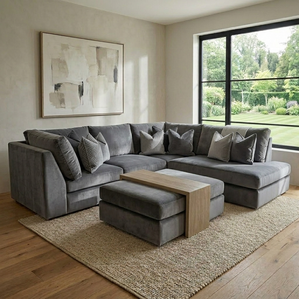 Extention L shape sofa