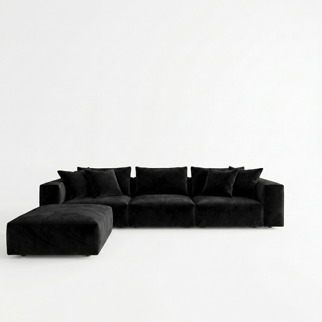 Salon 3-Seater with Stool