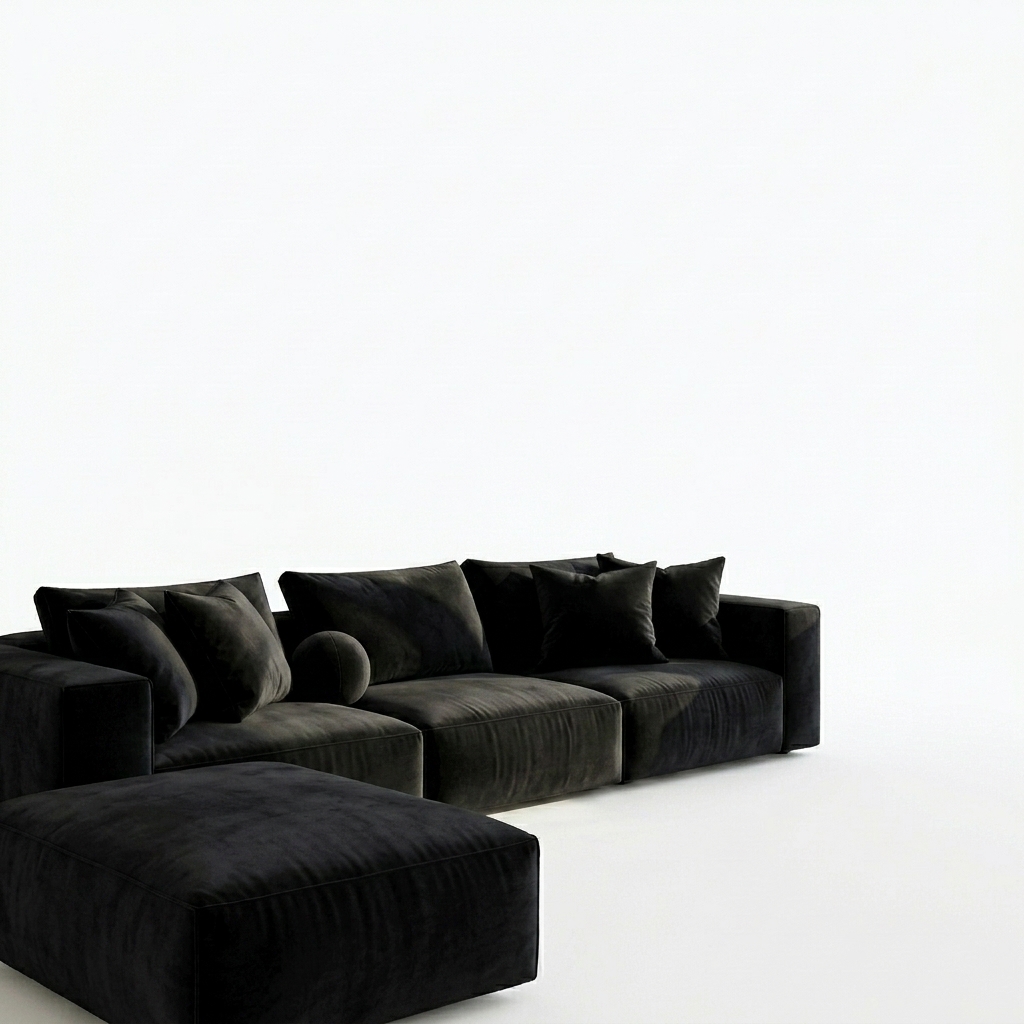 Salon 3-Seater with Stool